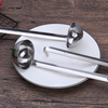 Metal Separating Oil Soup Ladle Spoon Stainless Steel Soup Ladle Set with Holes and Hooks for Kitchen