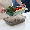 Plastic Pp Collapsible Colander Pasta Strainer Basket Adjustable Drain Basket Convenient Food Sink Filter