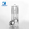 Cathylin New Arrival 7pcs Stainless Steel Kitchen Accessories Gadget Kitchenware Hollow Handle Cooking Tool Set