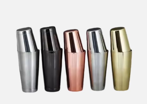 Professional 28 Oz 800 Ml 2 Piece Brass Copper Rose Gold Color Stainless Steel Boston Cocktail Shaker Manufacturer