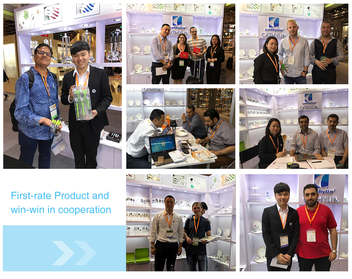 Exhibition of tableware products
