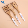 High Quality Customized Eco-friendly Bamboo Kitchen Cooking Tool Sets with Ceramic Handle