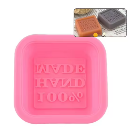 Small Size Volume 60 Ml Mould Rectangle Rectangular 100% Handmade Silicone Soap Mold Manufacturer