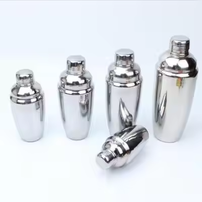 Home Bar Metal Tumbler Bottle And Stainless Steel Cocktail Shaker Set Manufacturer Supplier