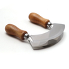 Kitchen Vegetable Fruit Tool Large Double-Edged Blade Stainless Steel Slicer Cutter with Acacia Wood Handle
