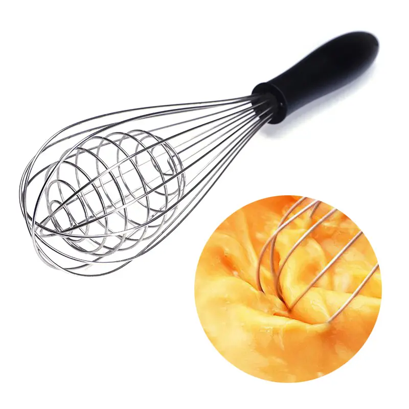 Manual Plastic Handle Stainless Steel Whisk Mixer Egg Beater Manufacturer