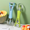 3 in 1 Stainless Steel Fruit Tool Set Watermelon Ball Scoop Apple Corer Remover Fruit Carving Knife Pulp Separator