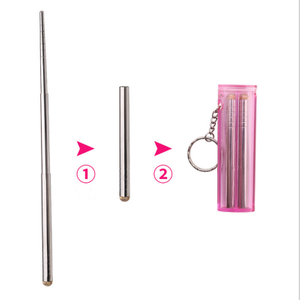 Portable Travel Collapsible Telescopic Foldable Stainless Steel Chopsticks