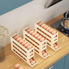 Slide Type Egg Carton Refrigerator Side Door Special Double Kitchen Egg Rolling Storage Box Egg Storage Box