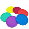 Wholesale Round Silicone Coaster Household Table Mat Heat Resistant Non-slip Car Cup Coaster Waterproof Reusable Barware Coaster