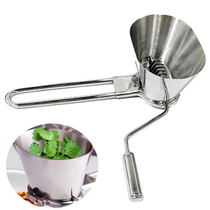Stainless steel food grinder machine peeler spices and mill parsley leaf vanilla stripper cutter shredder chopper tool for herb