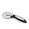 Wholesale custom logo stainless steel wheel blade slicer pizza cutter with plastic handle