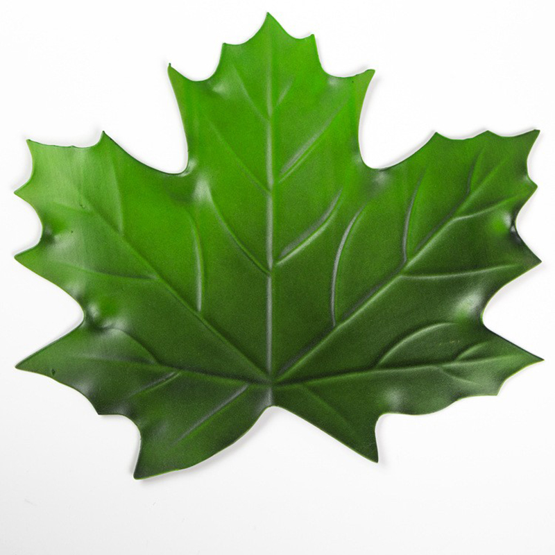 Wholesale Leaf Shape Simulation Placemat Non-slip Heat Resistant Pan Mat Eco Friendly Resistant Washable Placemats