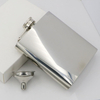 8oz Wrapped Embossed Pu Leather Stainless Steel Drink Hip Flask Gift Set