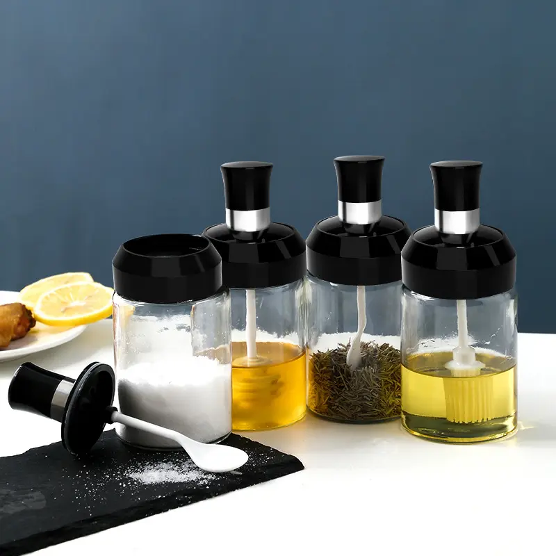 250ml Glass Plastic Seasoning Spice Jars Manufacturer