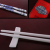 Factory Price Chinese Blue Porcelain Ceramic Chopsticks Wedding Souvenirs Gift Set