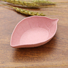 Wheat Multipurpose Seasoning Bowl Leaf Heart Shape Seasoning Bowl Small Plates Snack Dish Sauce Easy To Clean Kitchen Tools