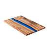 Rectangular Large Chopping Blocks Serving Multi Functional Epoxy Resin Olive Wood Cutting Board