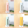 Outdoor Travel Portable 420ml Diamond Colored Glass Water Bottle with Handle Mobile Phone Holder