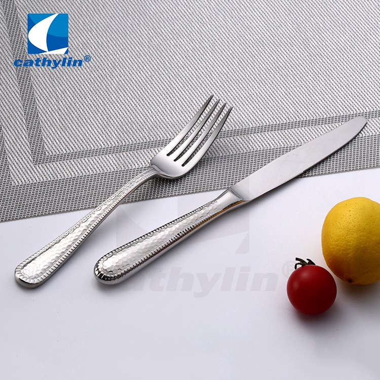 High Quality Silver Cutlery Set for Hotel 18/10 Stainless Steel Flatware 