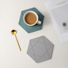 Reusable Multi-function Hexagonal Shape Pot Holder Heat Resistant Color Silicone Cup Dishes Coaster