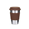 Travel Camp Campfire Insulation Tumbler Cup 304 Stainless Steel Water Mug with Silicone Handle And Lid