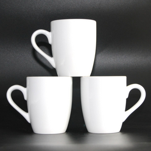 Porcelain Ceramic Coffee Mug Set White Travel Mugs Customized Logo Acceptable for 1 Users Opp Bag/color Box CLASSIC 10*8*5.5 Cm