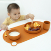 Wholesale Food Grade Non-toxic Silicone Baby Placemat Non-slip Eco Friendly Resistant Washable Placemats Insulation Pad