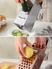 Large 4 Sides Box Vegetable Potato Grater Gold Kitchen Tools Stainless Steel Cheese Garlic Grater