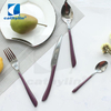 Restaurant 18/0 Mirror Polish Cutlery Set with Plastic Handle