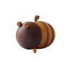 Fancy Creative Cute Cartoon Honeybee Black Walnut Beech Wood Storage Box Toothpick Holder