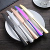 Classical 1010 Series Silverware Spoon Fork Knife Flatware Stainless Steel Gold Cutlery Set