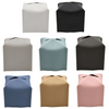 2022 Carton Box Colored Cover Table Tissue Case PU Leather Square Tissue Box Holder