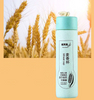 Reusable Custom Logo Pattern Eco Friendly Colored Plastic Wheat Straw Water Bottle with Lid