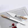 Luxurious Classic Pearl Acrylic Handle Stainless Steel Cake Server Knife Set 