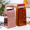 Large 4 Sides Box Vegetable Potato Grater Gold Kitchen Tools Stainless Steel Cheese Garlic Grater
