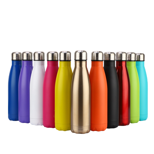 500ml Double Wall Vacuum Flask Sport Insulated Metal Stainless Steel Drink Water Bottle
