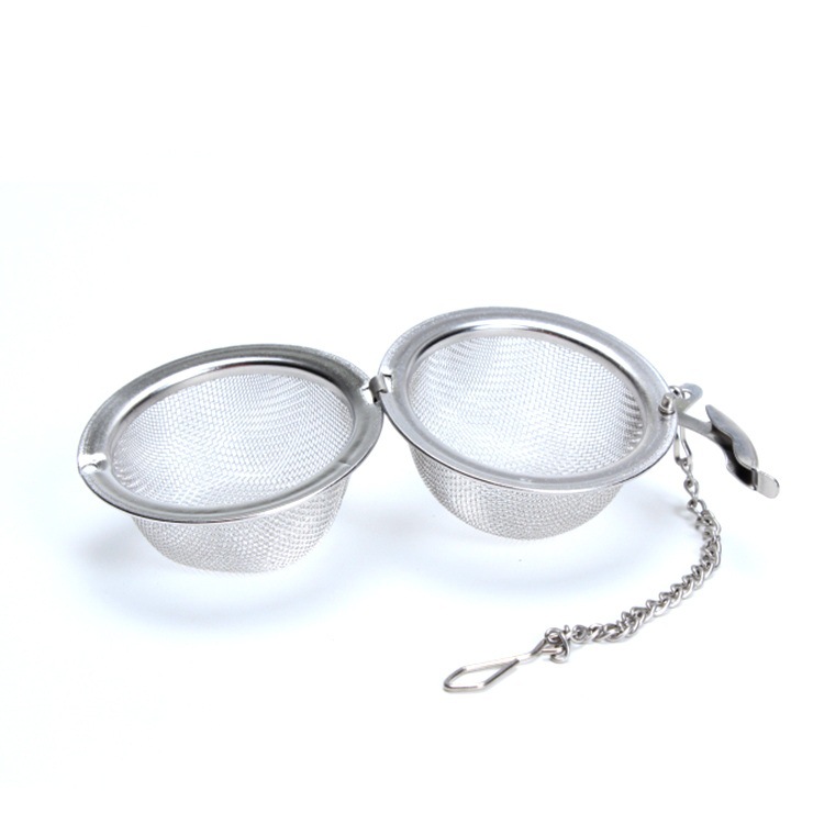 2 pack food grade fine mesh infuser metal 304 stainless steel ball shape coffee tea strainer and cooking infusers
