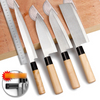 Japanese Cheap 4 Pieces Stainless Steel Kitchen Chef Knife Set with Wood Handle