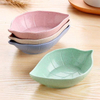 Wheat Multipurpose Seasoning Bowl Leaf Heart Shape Seasoning Bowl Small Plates Snack Dish Sauce Easy To Clean Kitchen Tools