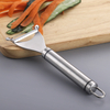 Spring Kitchen Chef Premium Grips Wide Swivel Blade Sus 304 Stainless Steel Potato Peeler for Fruit And Vegetable