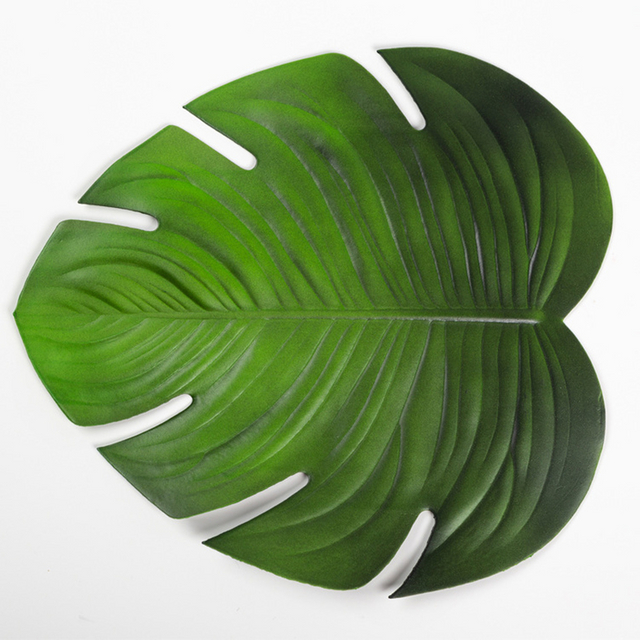 Wholesale Eva Leaf Simulation Placemat Non-slip Cushion Pad Anti Hot Insulation Placemat Waterproof Table Placemats