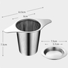 Chinese wholesale suppliers large good quality mesh metal 304 stainless steel coffee tea strainer infusers