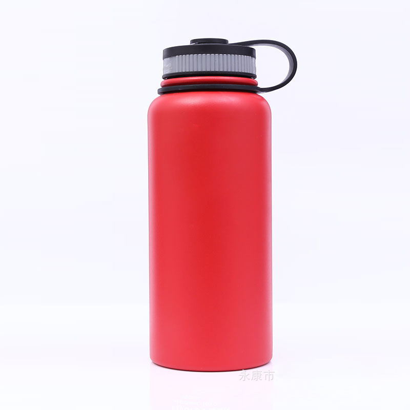 Big Wide Mouth Custom Logo 32oz 40 64 Oz Double Wall Insulated Recycled Vacuum Flask Metal Stainless Steel Water Bottle
