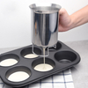 Manual Stainless Steel Pancake Cake Brownie Muffins Batter Dispenser