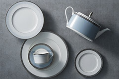 Net porcelain tableware conveys the aesthetics of life in the details