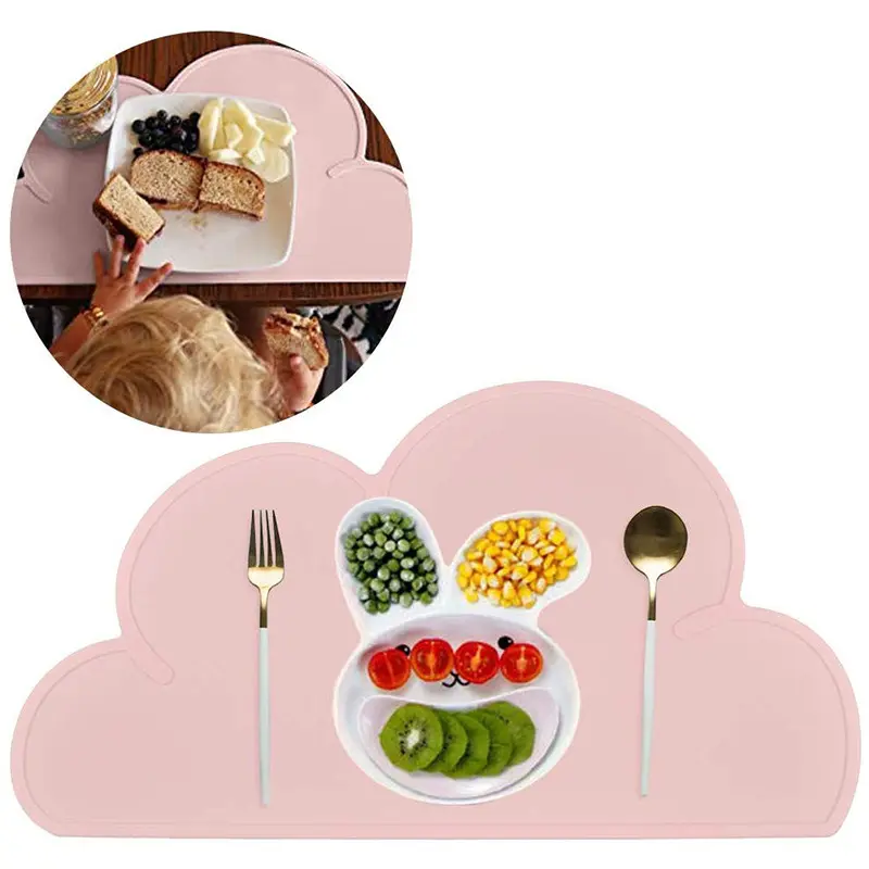 Cloud Silicone Plate Mat Kids Placemat Manufacturer