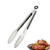 Meat Long Handle Silicone Stainless Steel Barbecue Grill Food Bbq Tongs