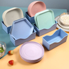 Hexagon Unbreakable Lightweight Wheats Straw Plates Dinner Plates Sets-Dishwasher & Microwave Safe Healthy Dinnerware