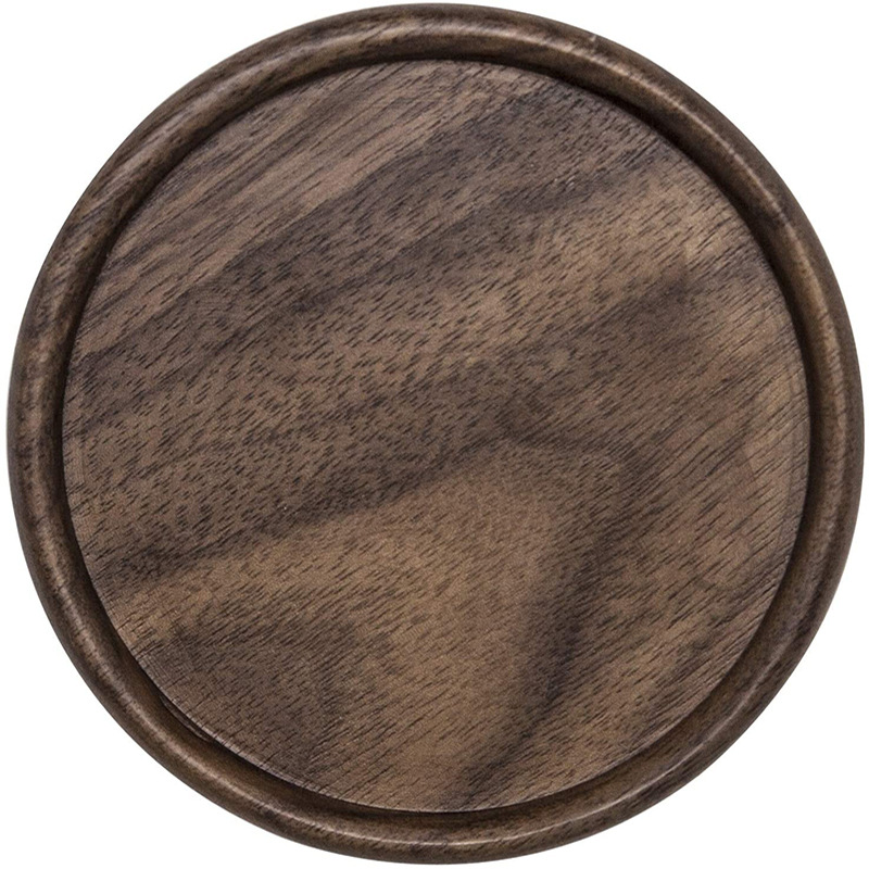 Wholesale High Quality Round Non Slip Wood Coaster Multipurpose Heat Resistant Drink Cup Coasters